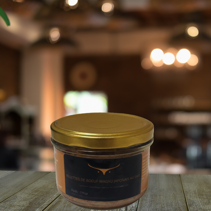 Rillettes de boeuf wagyu japonais au sake