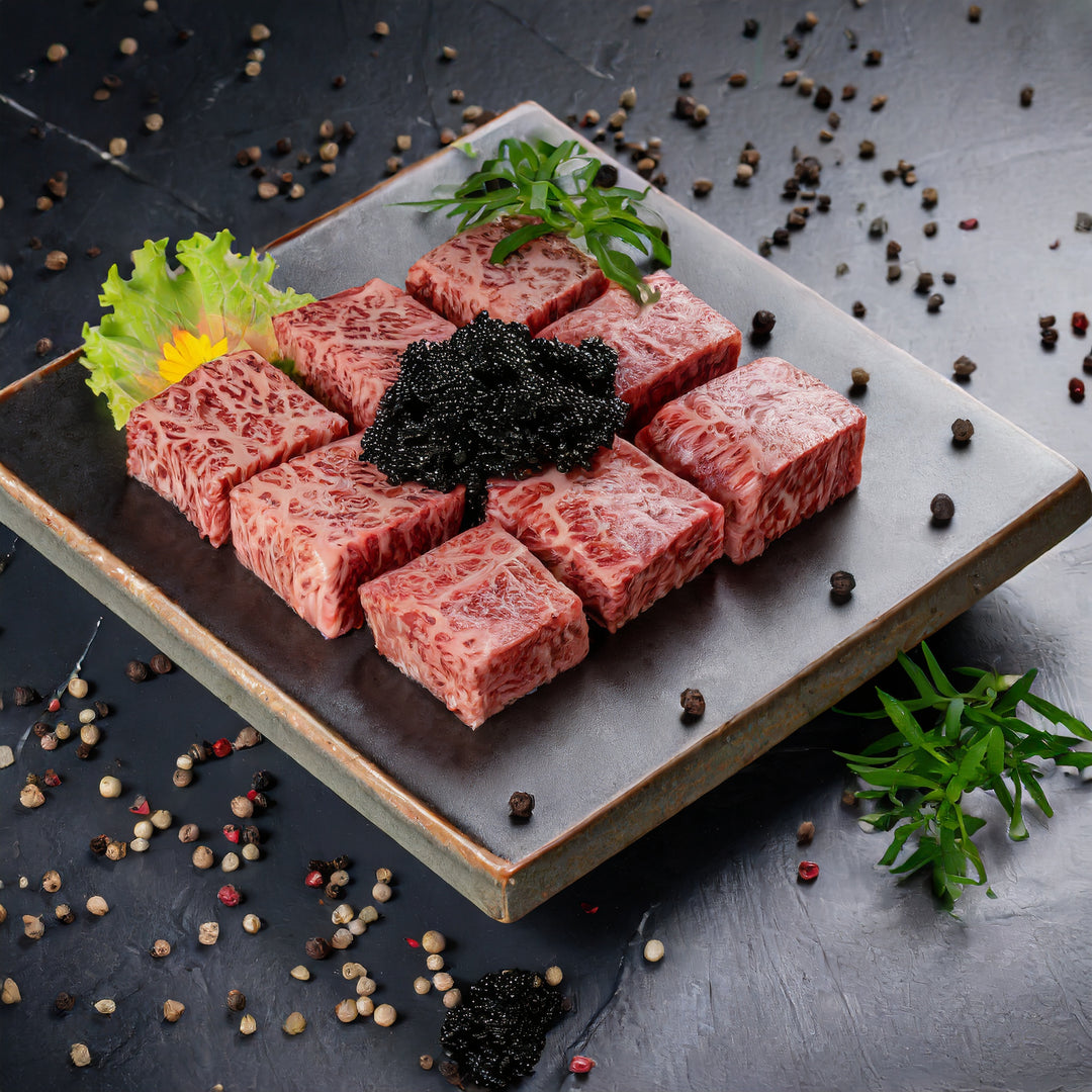 Cubes de wagyu japonais A5