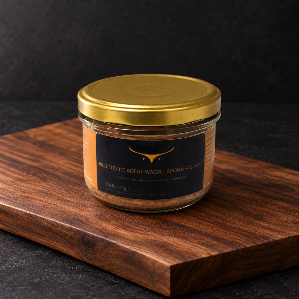 

Rillettes de wagyu au saké